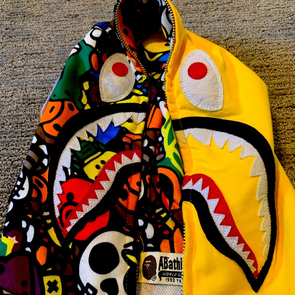 Bape shark hoodie
